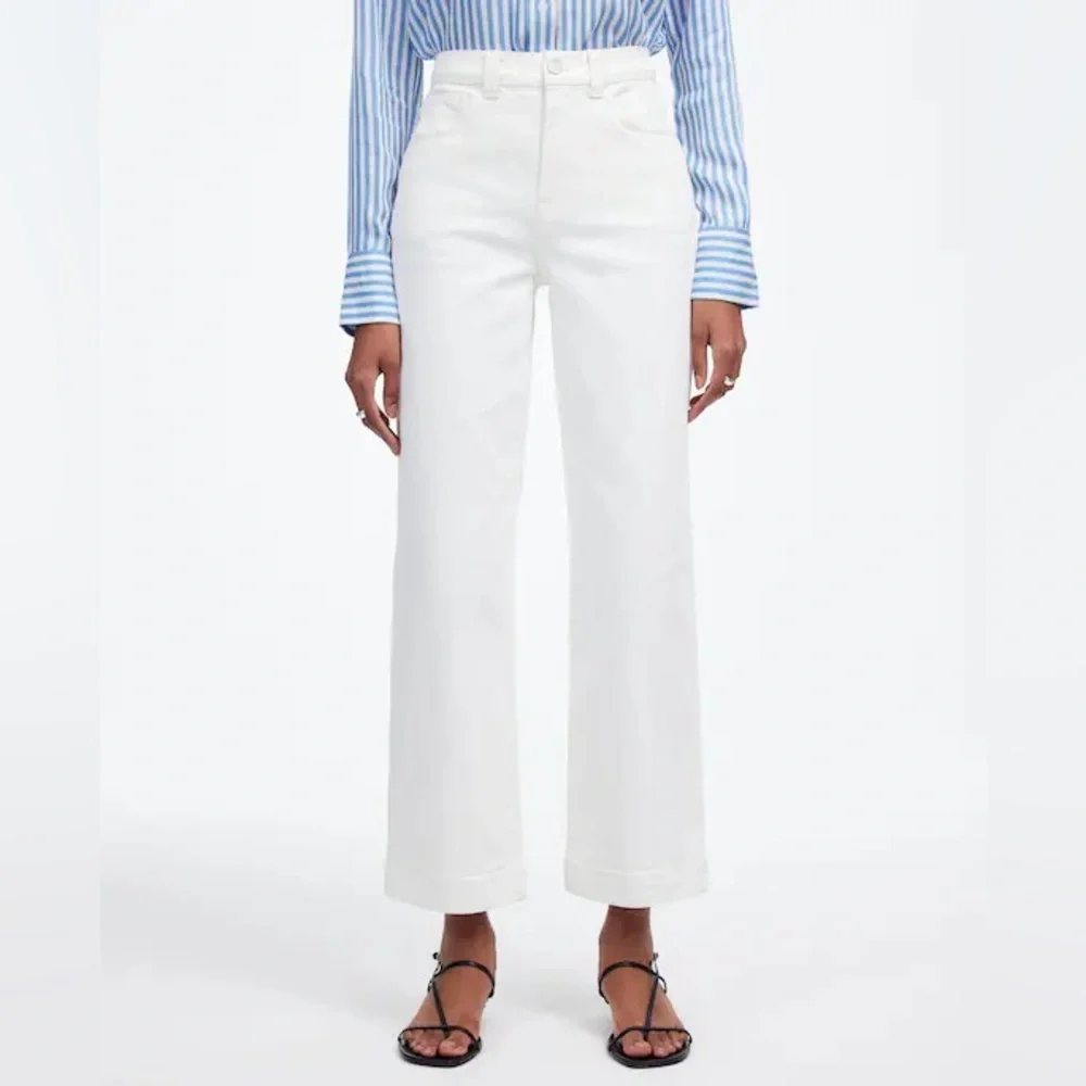 Madewell The Perfect Vintage Wide-Leg Crop Jeans - Picture 2 of 9